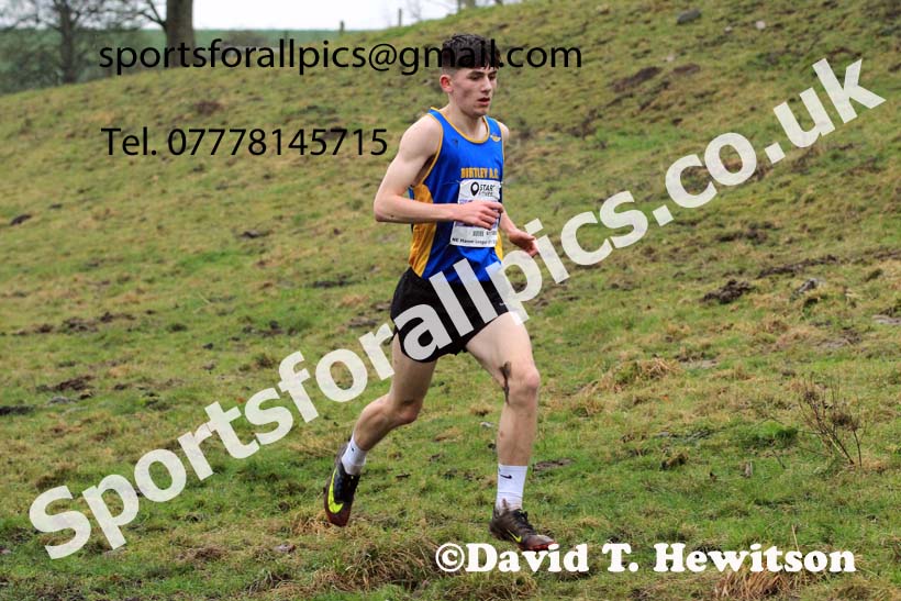 Mens under-17s 2022 North Eastern Harrier League, Thornley Farm, Peterlee, County Durham. Photo: David T. Hewitson/Sports for All Pics